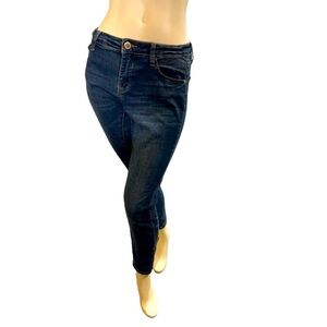 Papaya Mid-Rise Skinny Jeans
